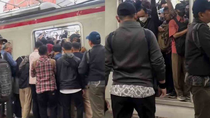 Ilustrasi KRL Commuter Line Jakarta Kota menuju Bogor.