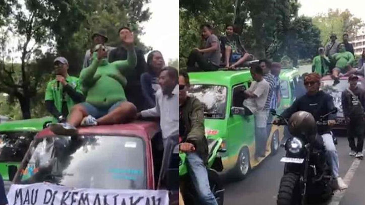 PENGUMUMAN! Sopir Angkot Bakal Demo Besar-besaran Besok di Balaikota Bogor