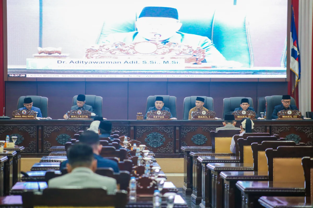 Rapat Paripurna DPRD Kota Bogor