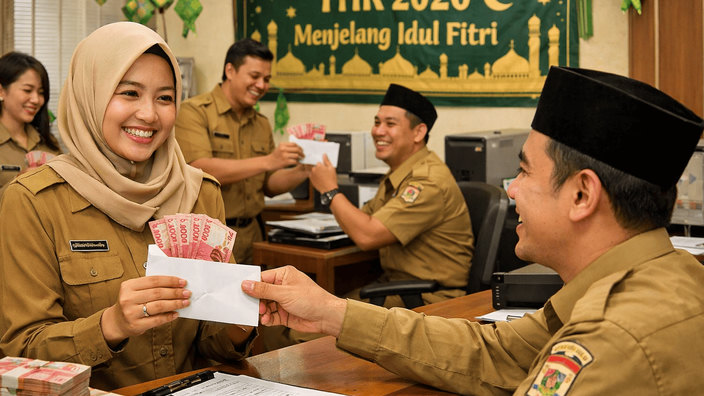 THR ASN 2026 di Kota Malang Capai Rp42,6 Miliar, Penerima PPPK Lebih Banyak dari PNS