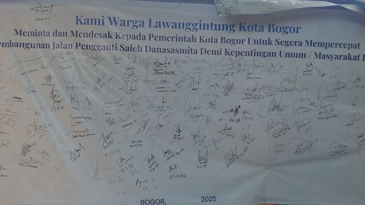 Paguyuban Bogor Selatan Desak Pemkot Tuntaskan Jalan Pengganti R. Shaleh yang Amblas