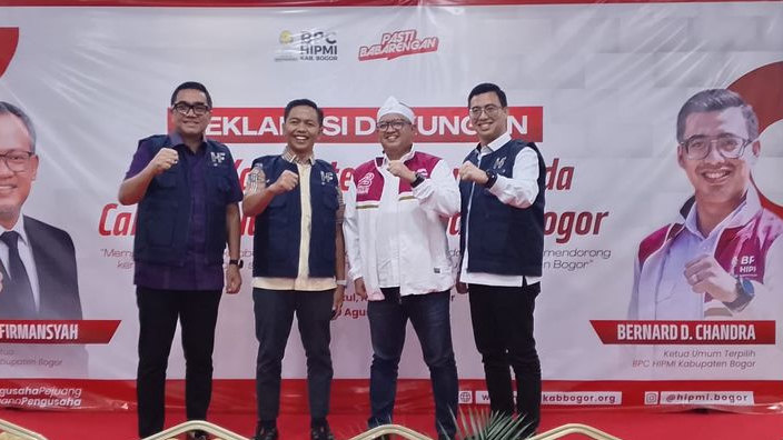 BPC HIPMI Secara Terbuka Nyatakan Dukungan Hilal Firmansyah jadi Calon Ketua KADIN Kabupaten Bogor