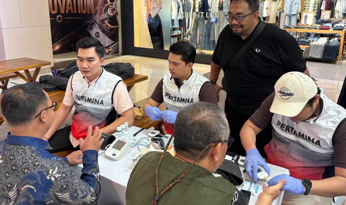 Pertamina Patra Niaga Regional JBB menghadirkan cek kesehatan gratis