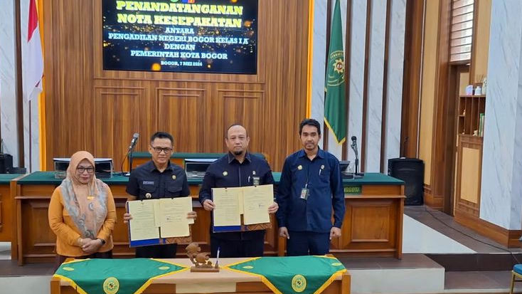 Pemkot Bogor dan PN Bogor Tandatangani MoU untuk Meningkatkan Layanan Publik dan Efisiensi Administrasi