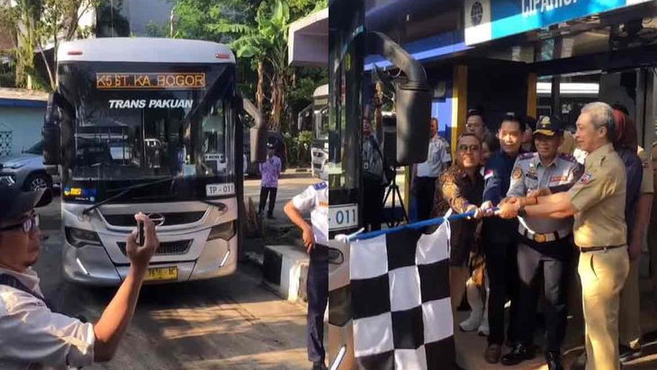 Layani Rute Hingga Stasiun Bogor, Biskita Transpakuan Koridor 5 dan 6 Resmi Beroperasi
