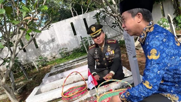Wali Kota Dedie dan Forkopimda Tabur Bunga di TMP Dreded, Awali Rangkaian HUT Korpri ke-54