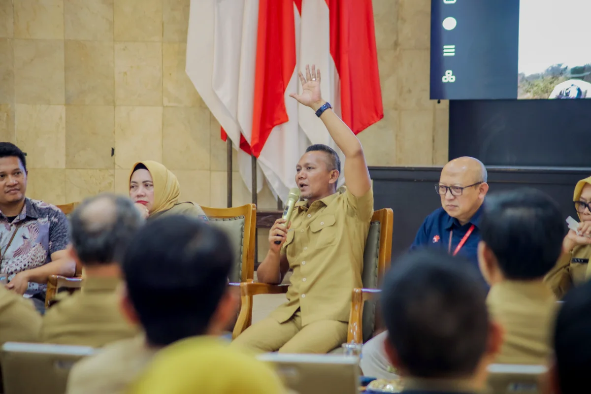 Wakil Wali Kota Bogor, Jenal Mutaqin, hadiri KOPDAR PPID dan Jubir Digital Kota Bogor di Balai Kota Bogor, Senin (12/10/2026).