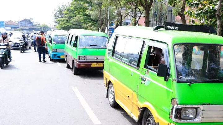 TOK... Razia Angkot Tua di Kota Bogor Ditiadakan Sementara Waktu