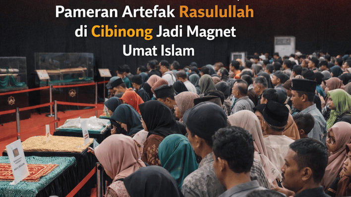 Antusiasme Luar Biasa, Pameran Artefak Rasulullah di Cibinong Jadi Magnet Umat Islam