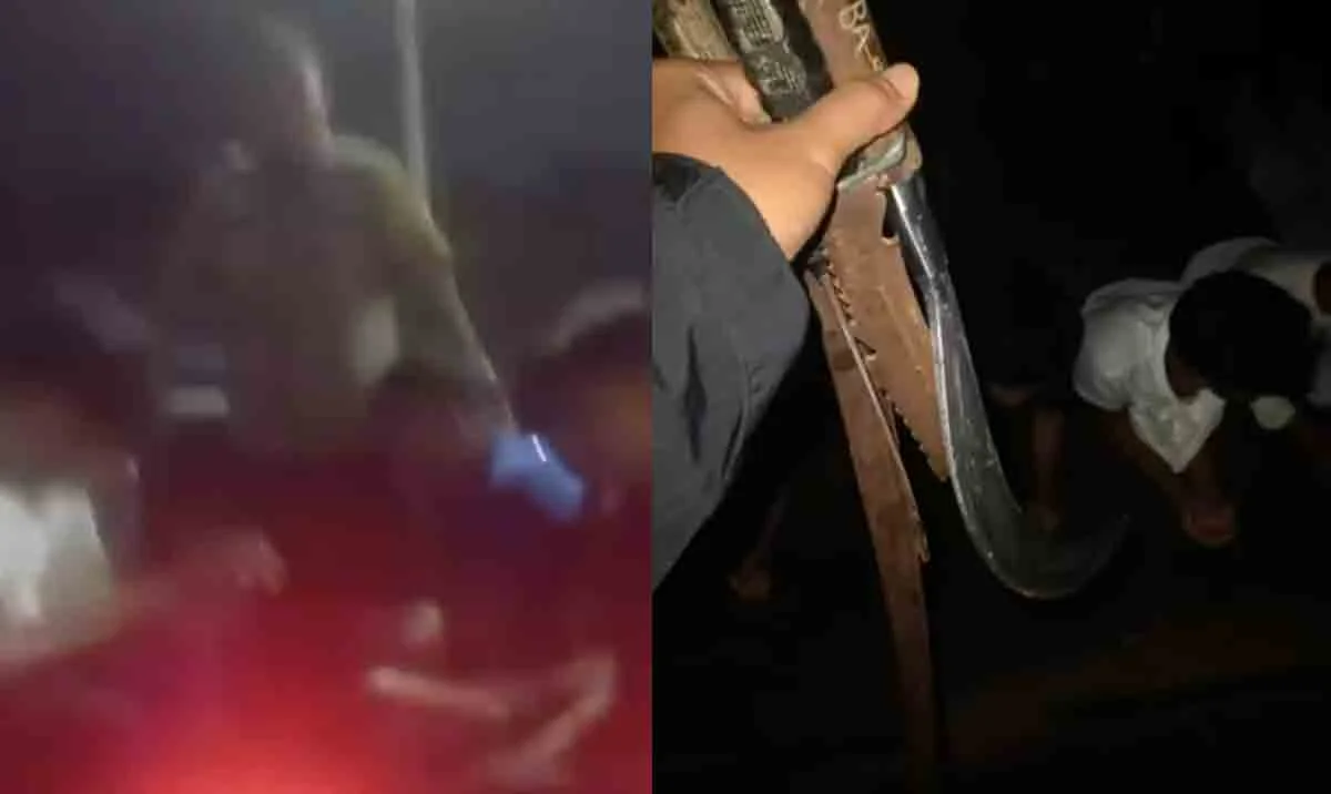 Tujuh remaja yang diduga hendak melakukan aksi tawuran di Kecamatan Kemang