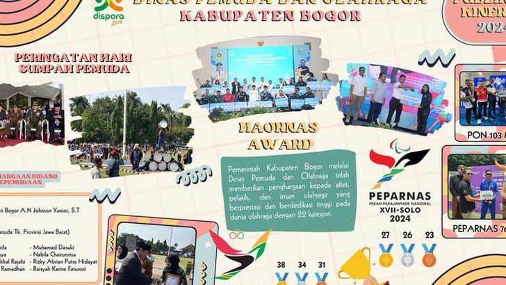 Publikasi Kinerja Dispora Kabupaten Bogor: Wujud Komitmen Meningkatkan Prestasi dan Pemberdayaan Pemuda