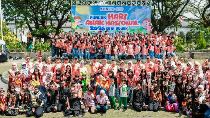 Alun-alun Kota Bogor Jadi Panggung Inklusi Anak, Puncak HAN 2026 Tampilkan Kreativitas dan Edukasi