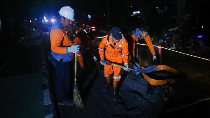 Sebelum Lebaran, Pemkot Bogor Lakukan Perbaikan Jalan Rusak di Empat Titik Jalan Nasional