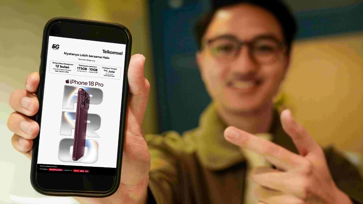 Telkomsel hadirkan bundling iPhone 18 Pro dan Pro Max dengan Halo dan SIMPATI.
