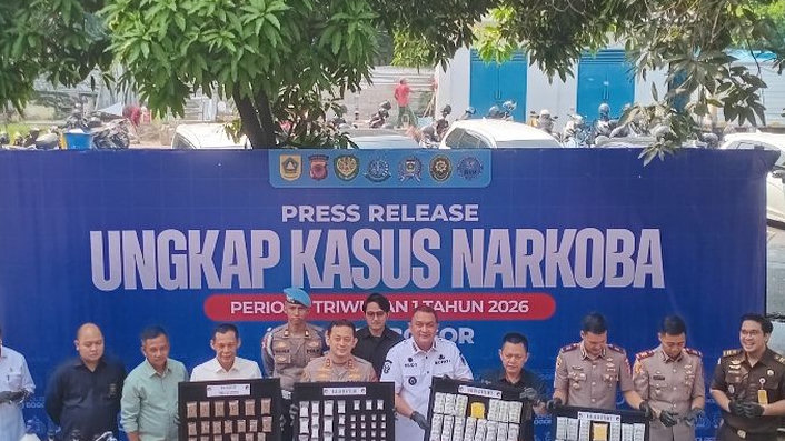 Polres Bogor Ungkap 113 Kasus Narkoba dalam 3 Bulan