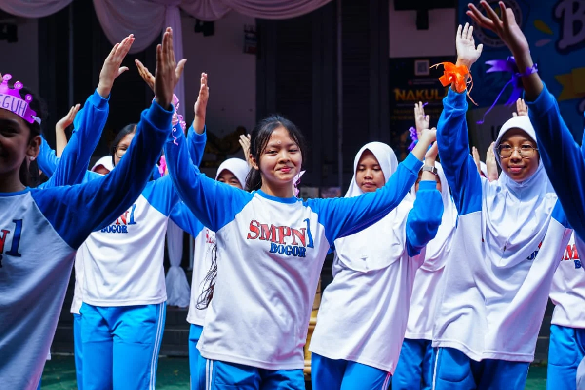 Pengukuhan Pokja BSAN serta deklarasi Gerakan JAGA TEMAN di SMA Negeri 1 Kota Bogor, Kamis 22 Oktober 2026.