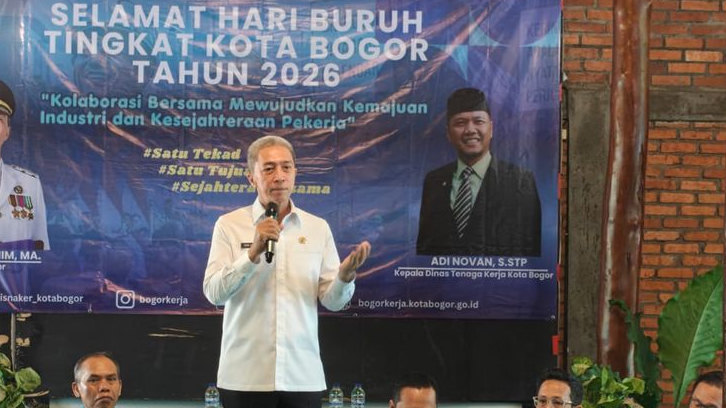 Puncak May Day di Kota Bogor Pemkot, BPJS Ketenagakerjaan dan Pentahelix Kolaborasi