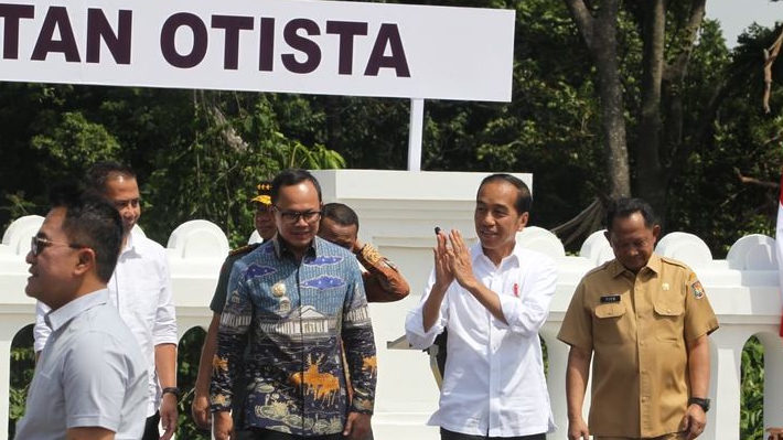 Jembatan Otista Diperlebar dan Resmi Dibuka Presiden Jokowi